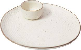 Crock Comforts TupperwareDINNER Plate (1dinner plate and1 dip bowl) Sizzler Tray