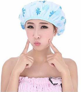 Futurekart Reusable Waterproof Elastic EVA Free Size Bathroom Shower Caps