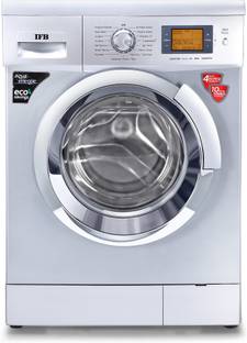 IFB 8 kg Water softener Aqua Energie,3D Wash Fully Automatic Front Load Washing Machine with In-built Heater Silver