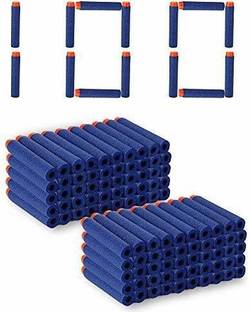 ZZ ZONEX Toy Bullet Foam Dart Bullets for Nuref N Strike Elite Guns, 100 -Piece , (Blue) Darts & Plastic Bullets