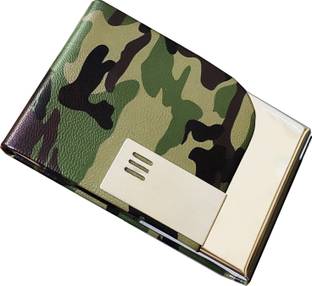 Flipkart SmartBuy 10 Slot Metal Leatherite Business Card/Visiting Card/Credit Card Holder Wallet with Magnetic Closure (Multicolor) 10 Card Holder