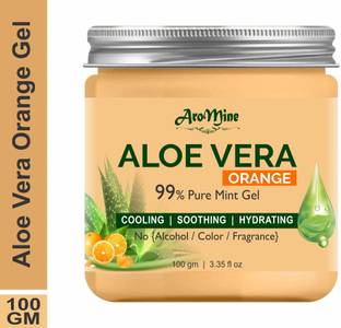 AroMine Organic Sun Guard Aloe Vera Gel With Lemon & Orange-SPF 22 -