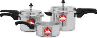 WONDERCHEF Ruby Outer Lid 2 L, 3 L, 5 L Outer Lid Induction Bottom Pressure Cooker