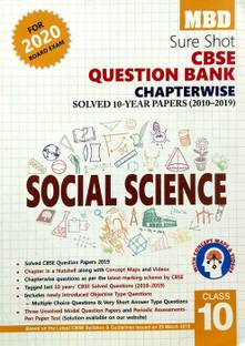MBD Sure Shot Class 10 Chapterwise Question Bank Social Science ( CBSE )