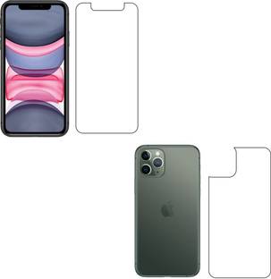 Sajni Creations Front and Back Screen Guard for Apple iPhone X, Apple iPhone XS, Apple iPhone 11 Pro