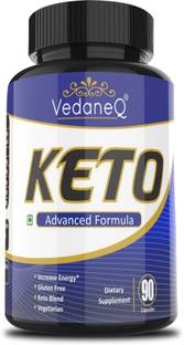 VedaneQ Keto Diet Weight loss 90 Capsules Slimming Supplement