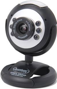 QHMPL QHM495LM Web Camera Interpolated to 25 Mega Pixels 25 HD  Webcam with Built-In Microphone with Night Vision USB Connectivity