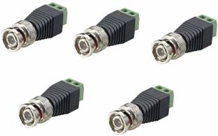 LipiWorld BNC Connector Connectors for CCTV Camera BNC Connector Wire Connector