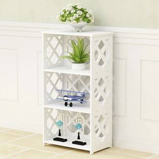 SS ARTS Decorative Home Office Display Shelf Engineered Wood Open Book Shelf