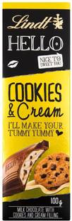 LINDT Hello Cookies n Creme 100g Bars Bars