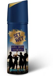 SET WET Global Edition, Brazil Beats Perfume Body Spray  -  For Men