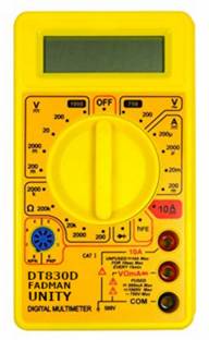 FADMAN Unity LCD Display Multimeter Digital Multimeter