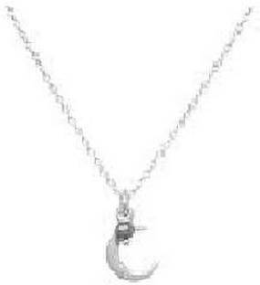 Raviour Lifestyle Moon chandrama chand silver pendant Silver Locket