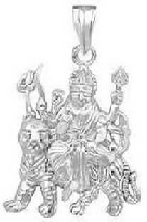 Raviour Lifestyle Shero wali maa pendant durga maa silver pendant for blessings Silver Locket