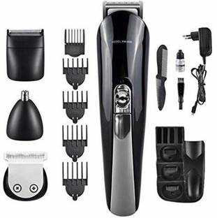 Kemei Pickds KM - 600 Professional 11 in 1 Hair Trimmer Clipper Trimmer 120 min  Runtime 11 Length Settings