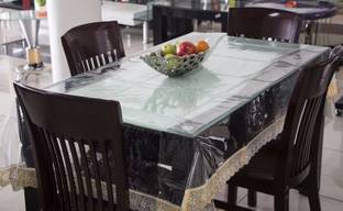 Sawan Solid 6 Seater Table Cover