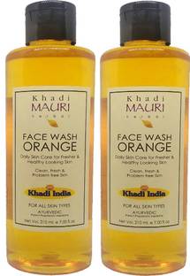Khadi Mauri Orange Facewash - Pack Of 2 Face Wash