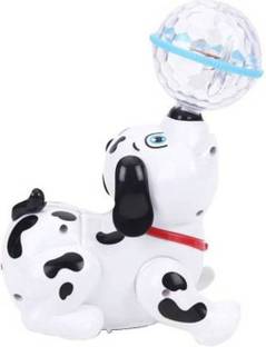 SALEOFF Dancing Dog with Flashlight 360 Degree Rotation