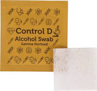 Control D Antiseptic Wipes 300 Sterile Individually Sealed - Alcohol Swabs