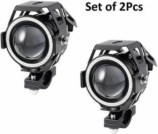 RA ACCESSORIES RA 2PC U7 Mini LED Light Bike Driving DRL Light Fog Lamp Motorbike LED (12 V, 15 W)