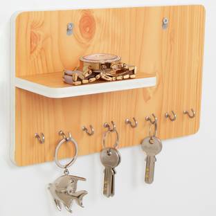 WORA Key Holders And Racks Multipurpose Particle Board Wall Shelf