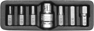 YATO YT-0412 Professional Highest Quality S2 tool Steel with a 1/2inch ratchet High Hardness Screwdriver Bit Set