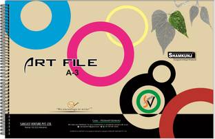 SHAMKUNJ Art File 50 Pages , Drawing Book Sketch Pad