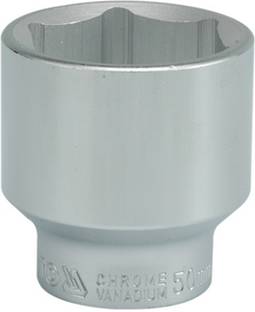 YATO YT-1324 3/4 inch Drive Socket with Chrome finish with 50mm size application in industry, car service stations and workshops for High Loads Socket Set