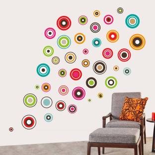 Aquire 120 cm Colorful Polka Motifs 6918 Self Adhesive Sticker