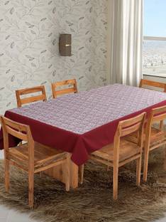 Dekor World Printed 4 Seater Table Cover