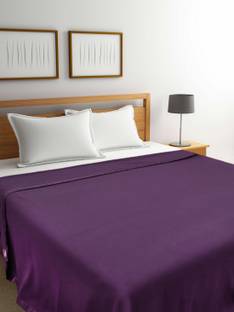 Raymond Home Solid Double Fleece Blanket for  AC Room