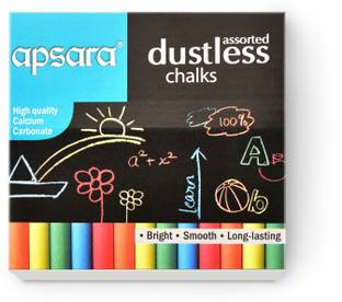 APSARA Colourful NA Dustless Chalk