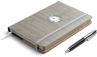 PAPERLLA LIGHT GREY DAILY DIARY A5 Diary Ruled 180 Pages