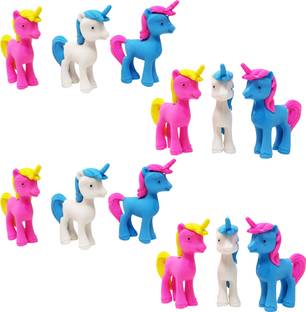Parteet Unicorn Erasers -for Birthday Party Return Gifts Non-Toxic Eraser