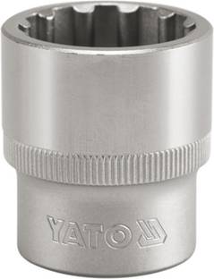 YATO YT-1470 1/2 inch Drive Spline Socket and Chrome finish with 18mm size Socket Set