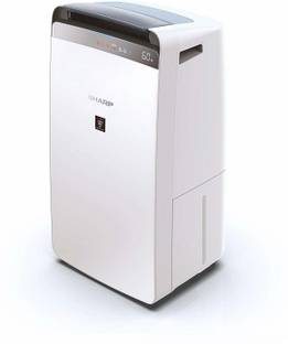 Sharp Air Purifier & Dehumidifier for Homes, Rooms, Offices | Awarded Plasmacluster Tech. | True HEPA H14 (in E1822 type) & Activated Carbon Filter | Auto Dehumidification | PM2.5 Indicator | Model: DW-J20FM-W Portable Room Air Purifier