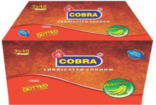 COBRA Extra Dotted Condom With Flavored 3x48 Condom