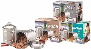SAGAR Steel Grocery Container  - 1000 ml