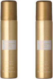 Oriflame Sweden Giordani Gold Original Perfumed Body Spray Pack Of 2 Deodorant Spray  -  For Men & Women