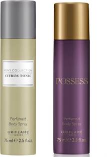 Oriflame Sweden Possess Perfumed And Men's Collection Citrus Tonic Perfumed Deodorant Spray  -  For Men & Women
