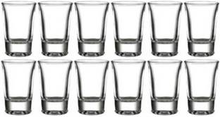crescita (Pack of 12) Tequila and Vodka Shots, 45 ml - Pack of 12 Glass Set Shot Glass
