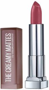 MAYBELLINE NEW YORK Color Sensational Creamy Matte Lipstick, 660 Touch of Spice, 3.9g
