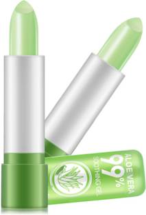 FIRSTZON Natural alovera color changing lipstick pack of 2