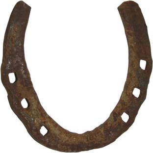 Himshikhar original Black Horse Shoe Ghode ki Naal Restrictive Of Evil Sight Iron Yantra