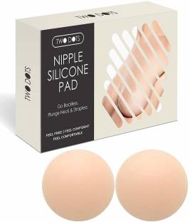 TWO DOTS Silicone Adhesive Nipple covers for Women - Reusable Silicone Peel and Stick Bra Pads