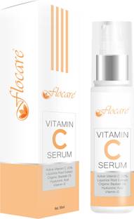 Flocare Skin Lightening; Anti-Ageing; Hydrating; Fairness Skin 20% Vitamin C Facial Serum with Liquorice Root Extract; Organic Baobab Oil; Hyaluronic Acid and Vitamin E, Face Serum