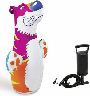 TOYLAND Combo Bop Shape 3-D Punching Inflatable Hoppers & Bouncer