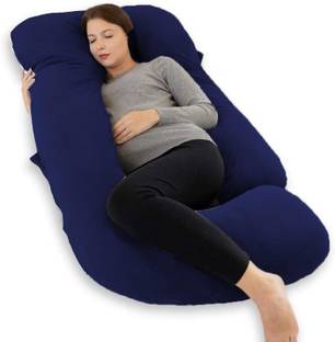 Angel Mommy Microfibre Pregnancy Pillow Pack of 1 Solid Luxurious Imported Velvet