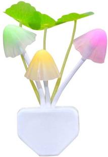 Zoyrow Fancy Color Changing LED Mushroom Night Light - Solar Sensored Night Lamp Night Lamp