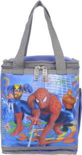Naaz 3D Printed School Lunch/Tiffin Bag (Blue) Waterproof Lunch Bag